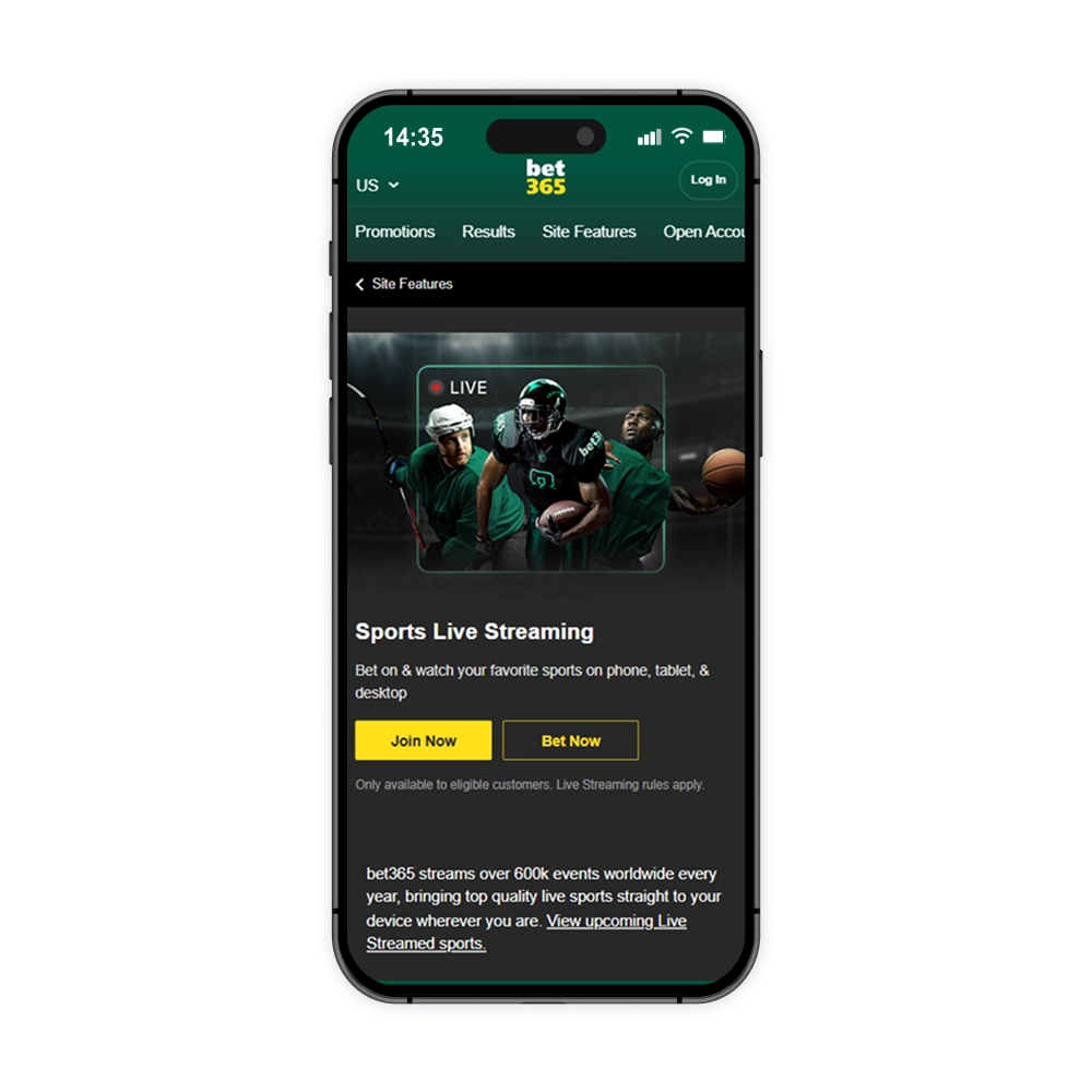 bet365 live streaming