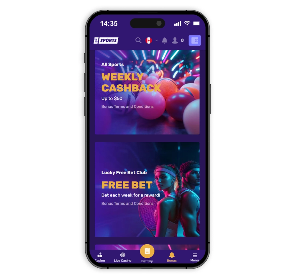 Let's Lucky promos for existing users