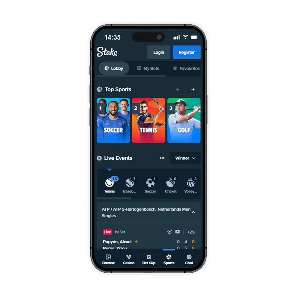 Stake Canada sign up