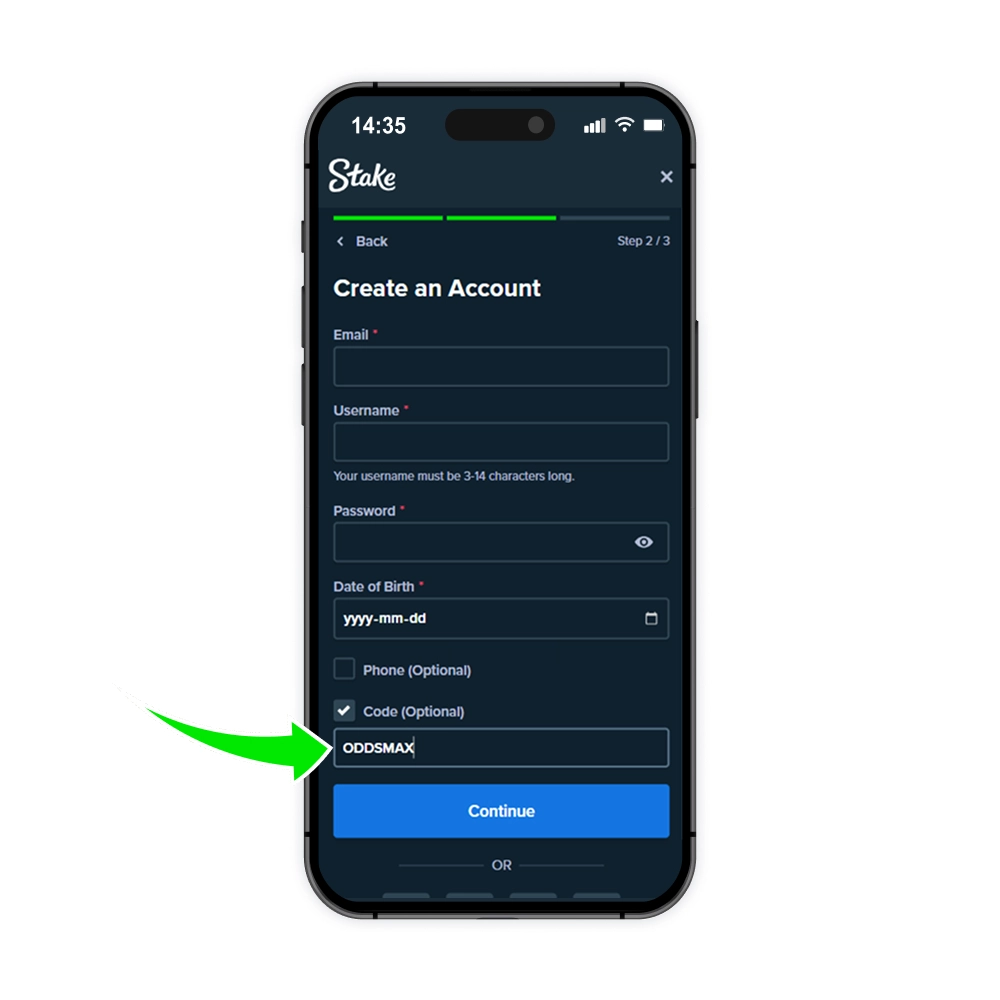 Stake bonus code