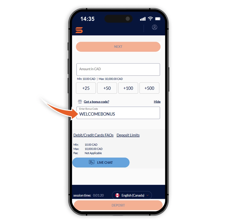 Sports Interaction promo code